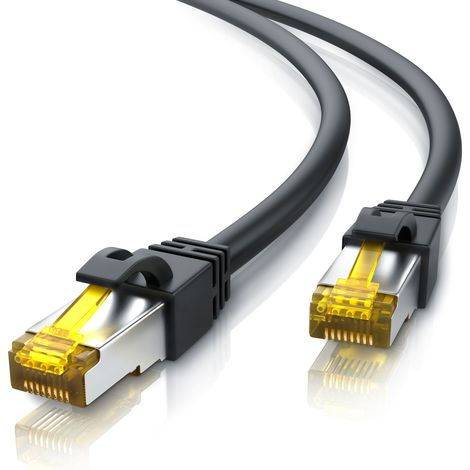 Primewire LAN-Kabel CAT.7, RJ-45 (Ethernet), Gigabit Ethernet S/FTP Netzwerkkabel, 10000 Mbit/s, Patchkabel - 0,25m (1/5)