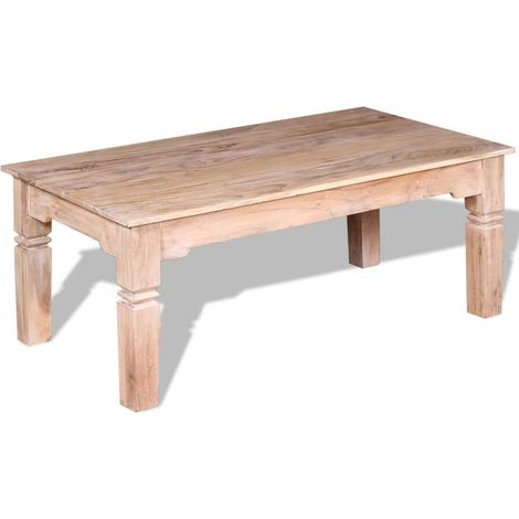 Maison Exclusive - Couchtisch Akazienholz 110x60x45 cm