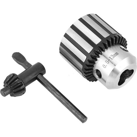 Mandrin de perçage robuste B16 0,5-13 mm avec clé pour tour et perceuse d'établi (1/5)