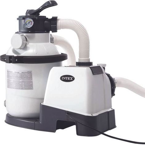 POMPA CON FILTRO A SABBIA PER PISCINE FINO A 12.422 LITRI  peso kg.13,10 (26644)    INTEX