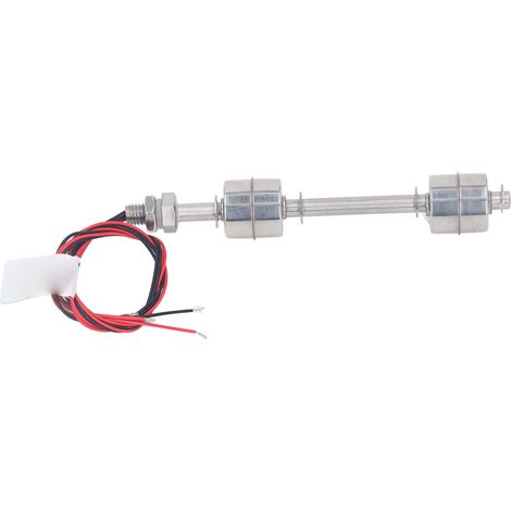 Interrupteur à flotteur capteur de niveau d'eau 150mm acier inoxydable haute sensibilité contrôleur de niveau liquide à double bille 0-220V (1/5)