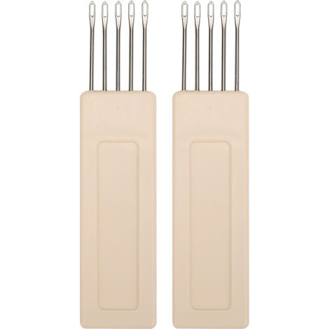 2 Pièces Aiguille de Transfert 5 Griffes Sans Rayures Accessoires Durable pour Machine à Tricoter Universelle (1/5)