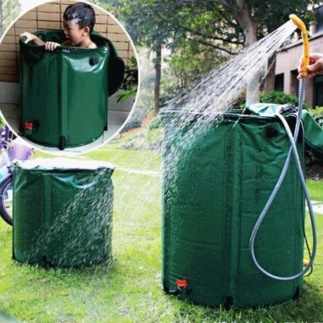 Douche de camping portable avec pompe à eau et câble USB 2200 mAh-AquaForge