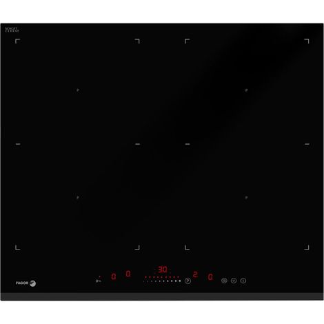 Placa de Inducción Flex 59,2cm 4 Zonas Fuego 22cm FAGOR 3IF-ZONE4