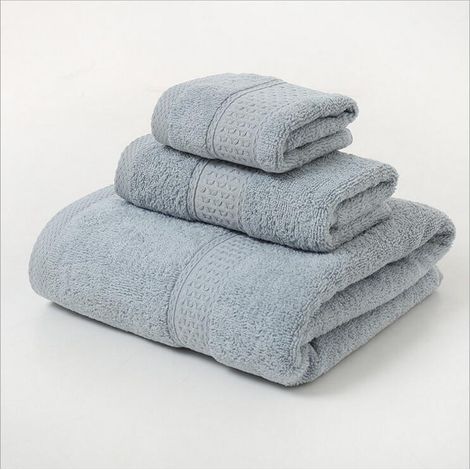 1 pièce Serviette carrée en coton, 45 g, douce et légère, idéale pour voyage et cadeau (1/5)