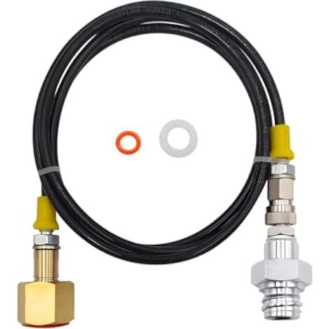 Adaptateur de tuyau de CO2 haute pression 1,5 m pour machine Grohe Blue Home pour bouteilles de 2 à 10 kg (1/5)