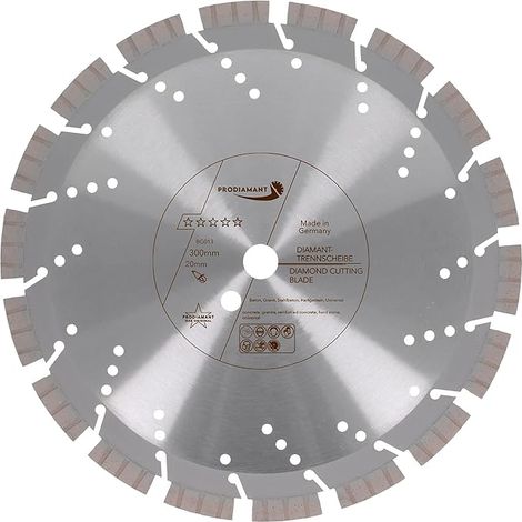 Disque Diamant 300 mm x 20 mm Béton Granit Soudé au Laser (1/5)