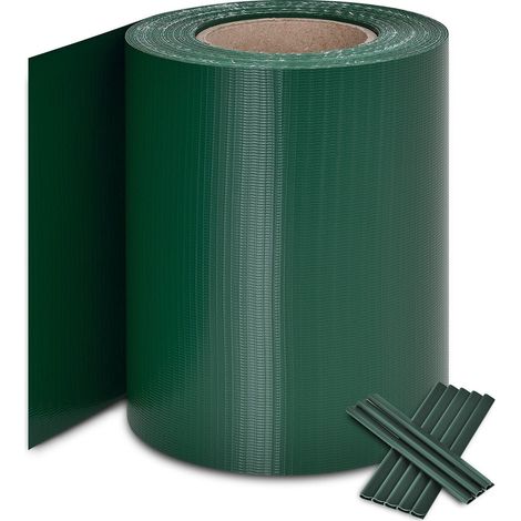 Schermo di privacy del recinto del doppio picchetto e del singolo picchetto Verde 1 pezzo Striscia di privacy del PVC per il recinto del picchetto (1/3)