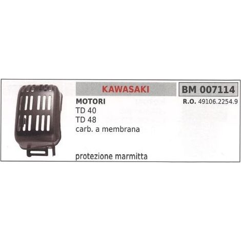 Protezione Marmitta KAWASAKI decespugliatore TD 40 48 007114