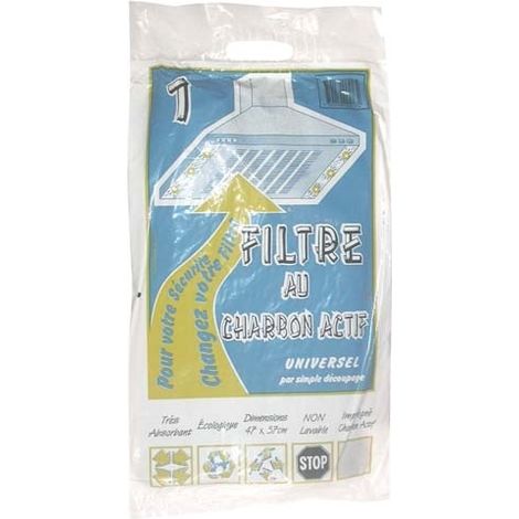 Cabri-deal Filtro universal de carbón activo negro 47x57 cm