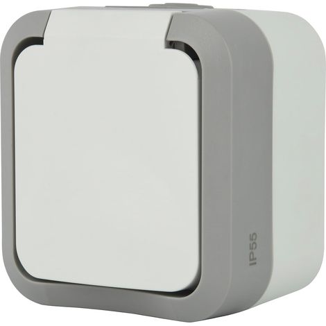 Prise Française (2P+T) 16A Outdoor IP55 Hypro (1/5)