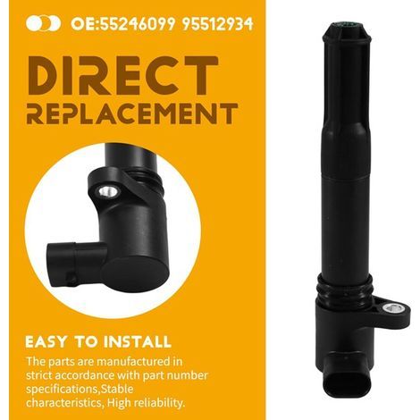 set. Color: Black. Material: Plastic ignition coil. 46777288 55246099. Suitable for… (1/4)