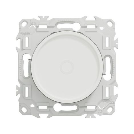 Universeller Lichtdimmer 2- oder 3-adrig - Dreh- - kreideweiß - SCHNEIDER - S920519 (1/3)