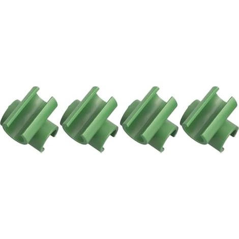 Lot de 50 connecteurs de treillis en plastique pour plantes de jardinage, pour tige fixe de cadre de jardin (11 mm) (1/5)