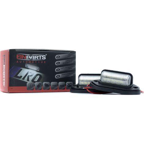 Luci targa a LED universali 6000K bianco freddo 12V Canbus per camion, rimorchi, moto, scooter, barche (1/5)