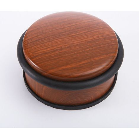 Butoirs de Porte en Bois - Cale Porte Auto-Adhésive - Bloque Porte Adhésif - Butoir de Porte Sol Design Bois de Chêne (1/5)