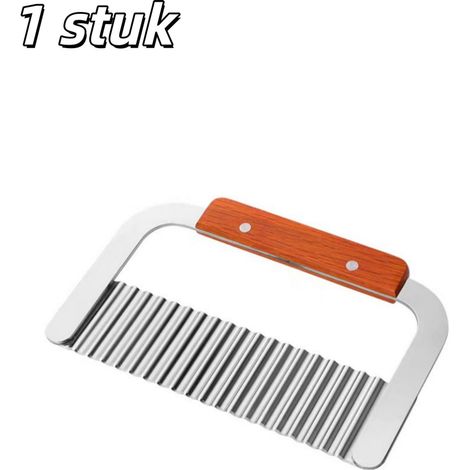 1 coupe-frites en acier inoxydable multifonction, robuste et durable pour préparer des frites, argenté (1/5)