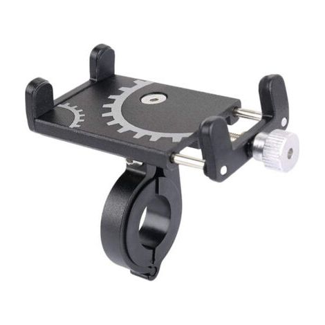 Support de téléphone portable de vélo en alliage d'aluminium, Rotation à 360 °, support métallique universel pour guidon (1/5)