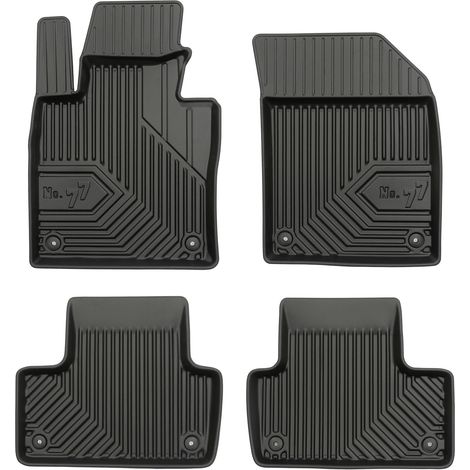 Tapis de Sol de Voiture pour Volvo XC60 II 2017-2025 TPE Antidérapant Noir 4Pcs (1/5)