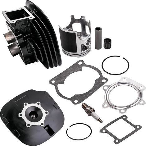 Kit de piston de cylindre, 195cc de cylindrée, alésage de 66,00 mm, compatible avec Yamaha Blaster YFS200, compression 6,6:1, matériau haute performance (1/5)