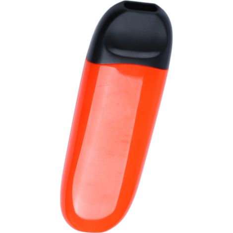 Kazoo Électronique 11 cm Professionnel en Plastique, Portable avec Micro pour Concerts - Couleur Orange (1/5)