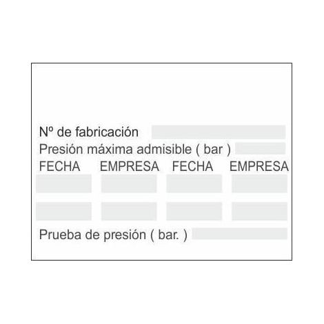 Adhesivo de Extinción blanco 70 x 35 mm (1008 unds) SEKURECO (1/2)