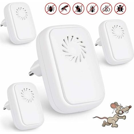 4er-Pack Ultraschall-Mückenabwehrmittel, Ultraschall-Mückenabwehrmittel, Abwehrmittel für Abwehrmittel …