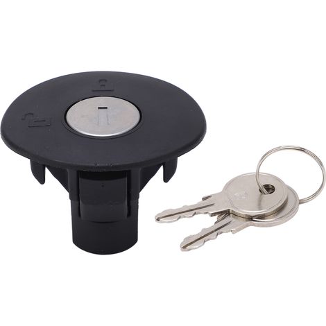 Bouchon de Réservoir à Gaz avec Serrure 8U5A-9C268-B ABS/Métal avec 2 Clés pour Ford Edge Escape Expedition Explorer (1/5)