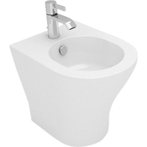 Bidet Next filomuro salvaspazio cm. 50x35 bianco lucido