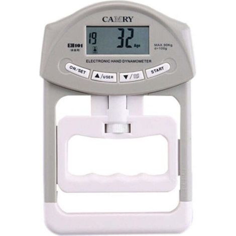Camry Digital Grip Strength Dynamometer, Automatic Recording, 200 lbs/90 kg (1/4)