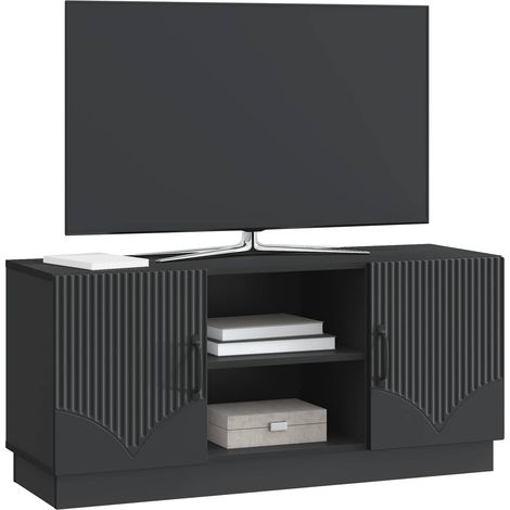 Maison Exclusive - TV-Schränk Schwarz 102 x 34,5 x 47 cm Holzwerk