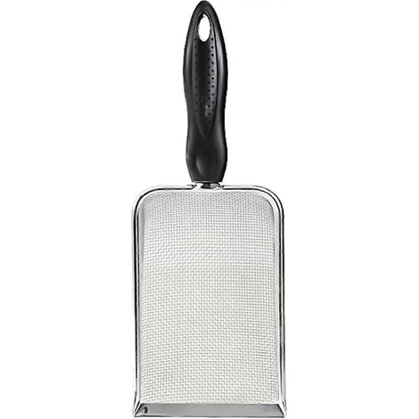 Pelle de nettoyage RUIYU pour terrarium tamis à sable et litière en acier inoxydable pour petits animaux trous de 2 mm ou 28 mm (1/5)