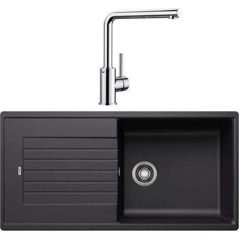 Pack évier anthracite + mitigeur chromé - Blanco - 528432