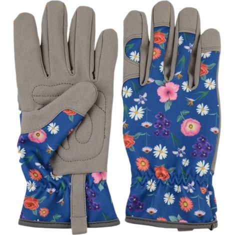 Filiyano-Gants de jardinage en cuir pour femme - Gants de travail pour désherber, creuser, planter, ratisser et tailler (24 cm) (1/5)