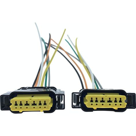 Compatible avec le connecteur de faisceau de câbles du mécanisme de lève-vitre électrique JAC Refine S3, connecteur du moteur avant gauche côté conducteur -- JB2278-6P