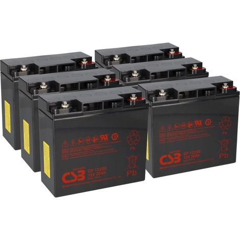 Bleiakku 72V 20Ah ( 6x 12V 20Ah) kompatibel SXT Raptor V3 zyklenfest