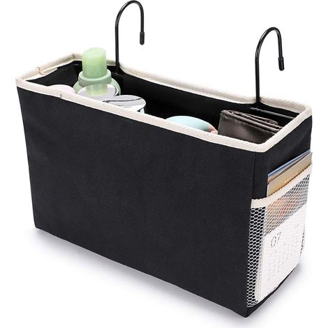 Panier de rangement de chevet (noir) (1/4)