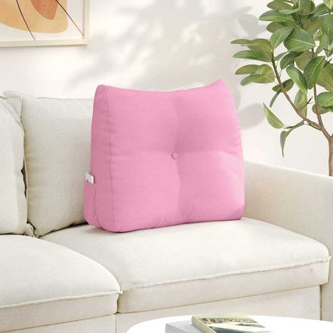 Rücken Kissen Rosa 60 x 24 x 50 cm Stoff