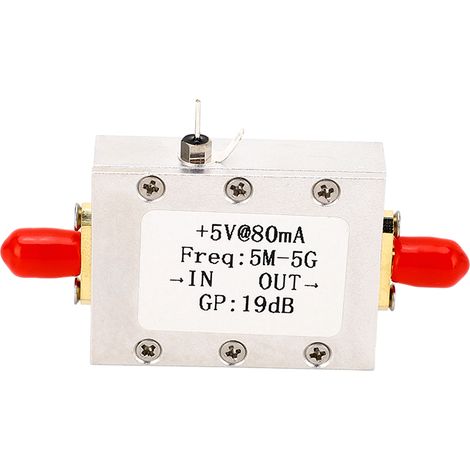 Module Amplificateur de Signal RF 5M-5G, 19dB Haute Linéarité pour Applications Industrielles, Alimentation 5V (1/5)