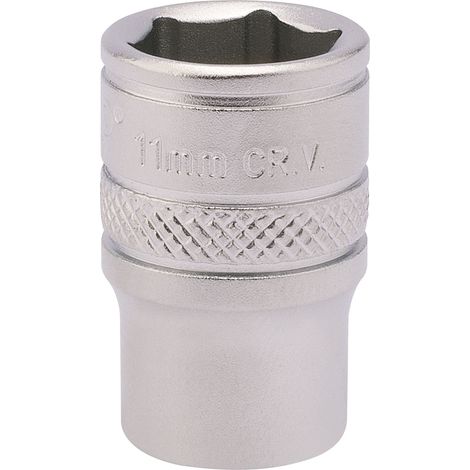 Draper 82144 Square Drive Socket, 1/4 Inch Drive, 11 mm Size