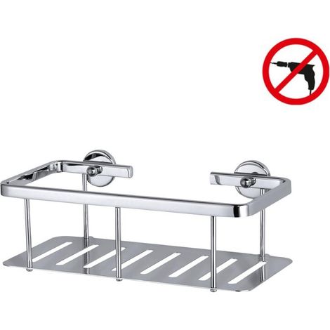 Tesa Aluxx ripiano per doccia in alluminio cromato design moderno (1/10)