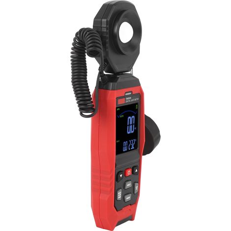Luxmètre numérique, portée 200 000, sonde détachable rotative à 360°, alerte sonore et lumineuse. (1/5)