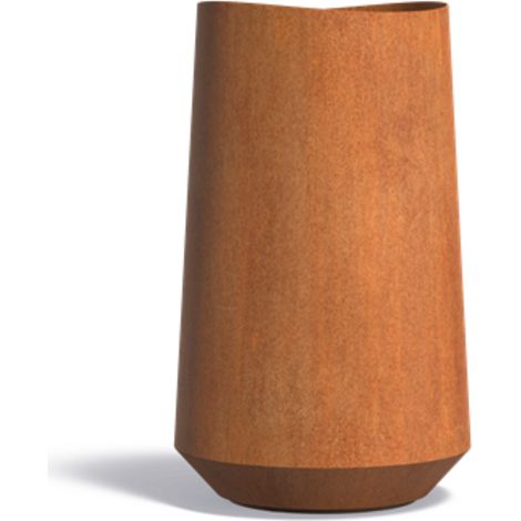 Adezz Velis aus Corten-Stahl Pflanzgefäß Pflanzkübel Blumentopf Blumenkübel
