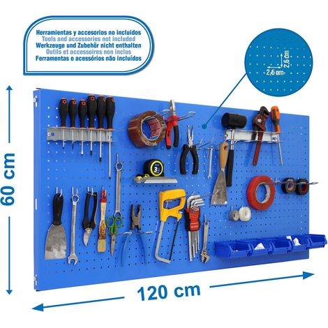 Simonrack Wandpaneel blau 1200x600x35 mm Metall