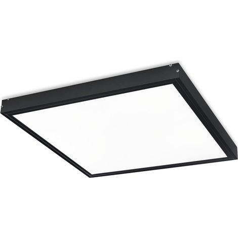 Aufputzrahmen für LED-Panels 60x60 schwarz (1/4)
