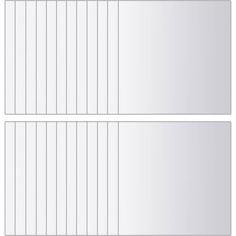 Maison Exclusive - 48-tlg. Spiegelfliesen-Set Quadratisch Glas (1/5)