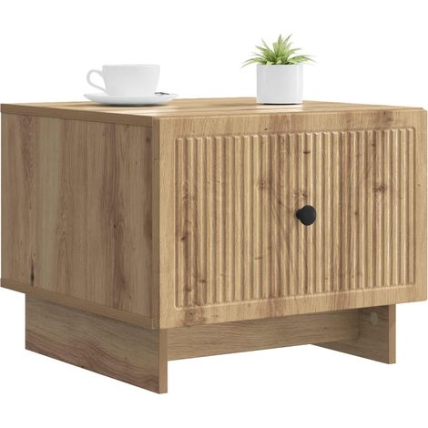 vidaXL  Coffee Table  Artisan Oak 49 x 50 x 40 cm Engineered Wood (1/4)