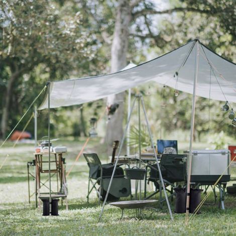 Lot de 4 Sacs de lestage, Pieds de support, Matériau Oxford 600D, Fermeture éclair, Pour tonnelle et parasol (1/5)