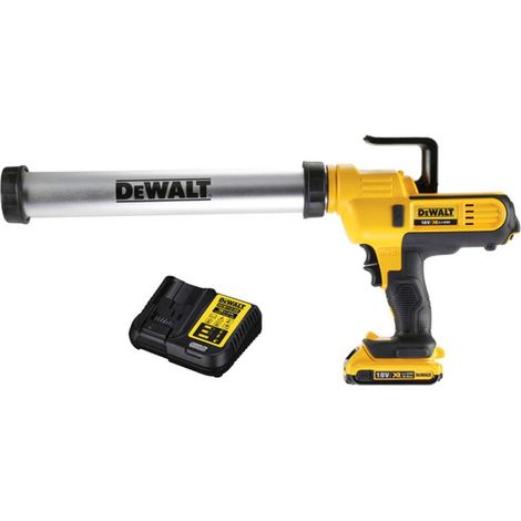 DeWALT DCE580D1 Akku Kartuschenpistole für Folienbeutel 600 ml 18V 2,0Ah Li-ion Koffer