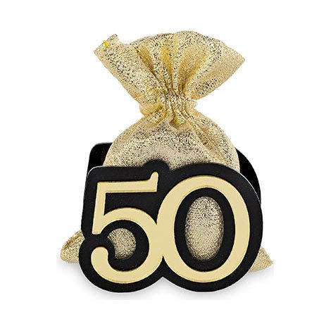 Cupido&Co. 50 Oro Nero con Sacchetto Oro 65 x 90 Mm 12 Pz (1/3)
